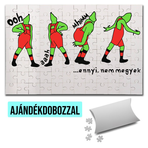 Puzzle - kirakó ajándékdobozzal