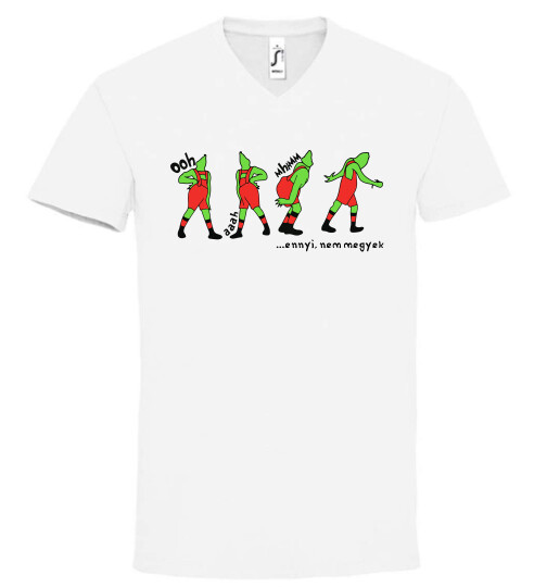 Unisex V nyakú póló