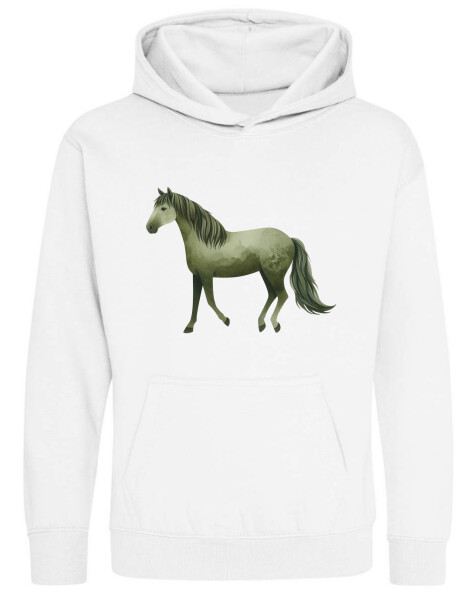 Kapucnis belebújós gyerek pulóver