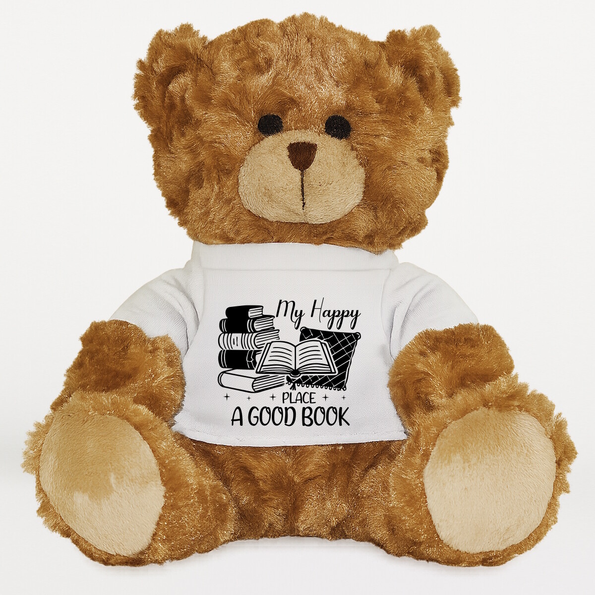 Plüssmaci egyedi pólóval