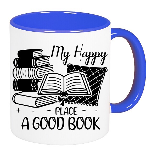 Színes fülű és belsejű bögre