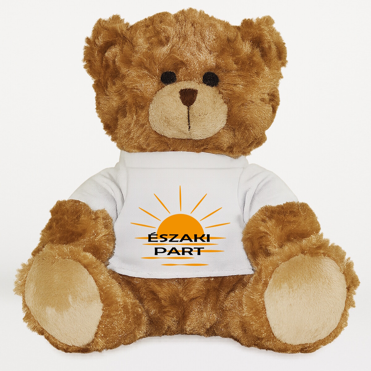 Plüssmaci egyedi pólóval
