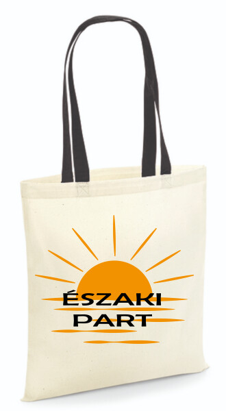 Vászontáska - színes fülű 