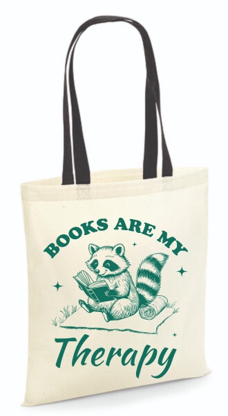 Vászontáska - színes fülű 