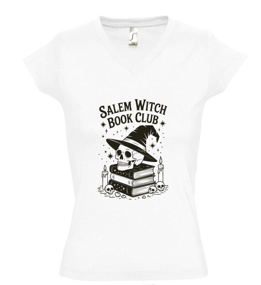 Női V nyakú póló