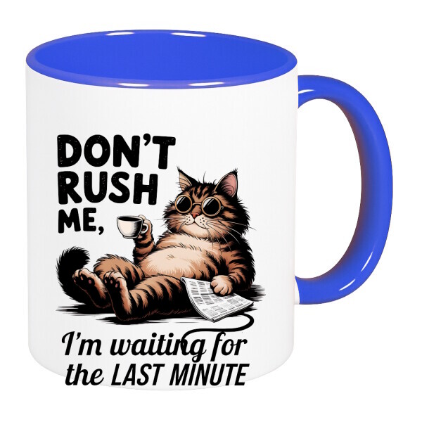 Színes fülű és belsejű bögre