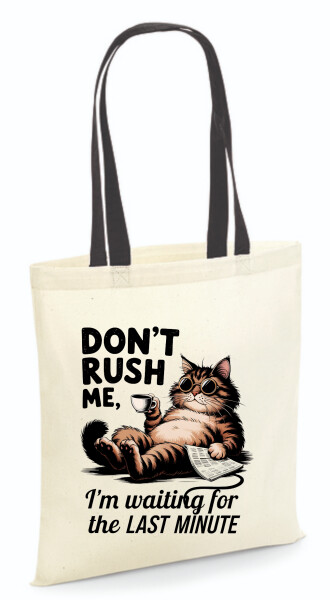 Vászontáska - színes fülű 