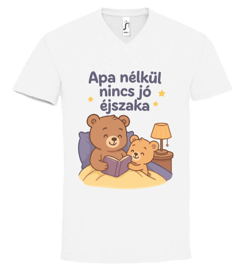 Unisex V nyakú póló