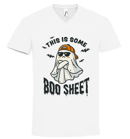 Unisex V nyakú póló