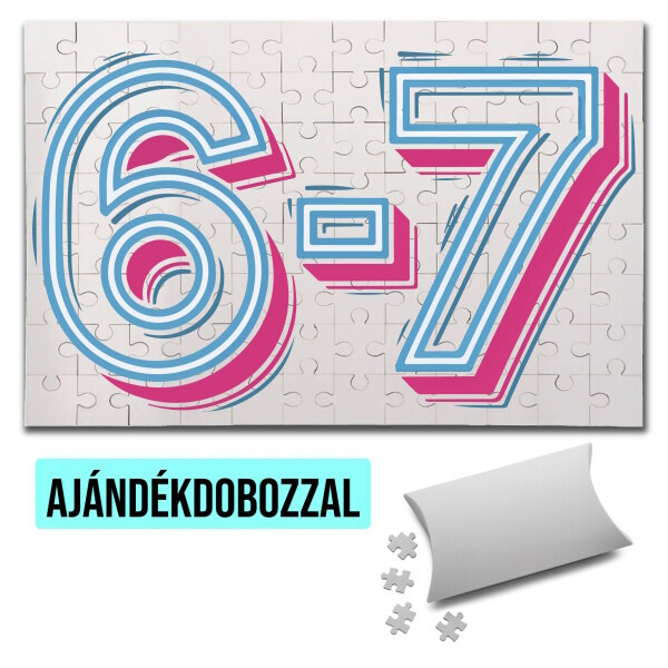 Puzzle - kirakó ajándékdobozzal