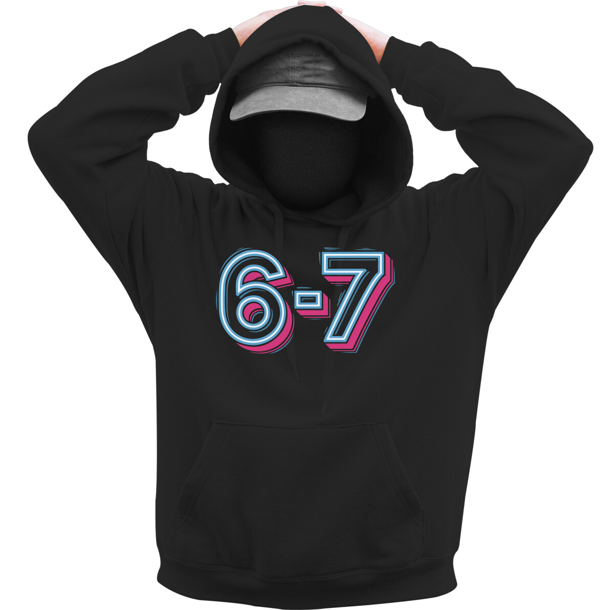 Kapucnis belebújós pulóver