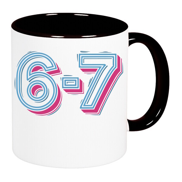 Színes fülű és belsejű bögre