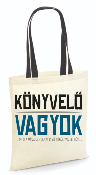 Vászontáska - színes fülű 