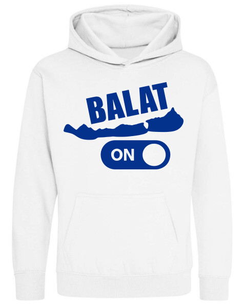 Kapucnis belebújós gyerek pulóver