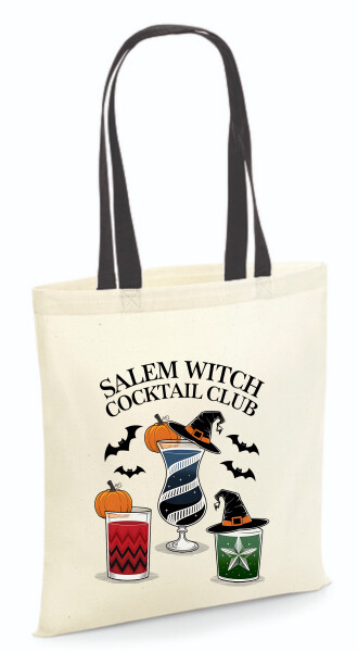 Vászontáska - színes fülű 