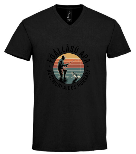 Unisex V nyakú póló