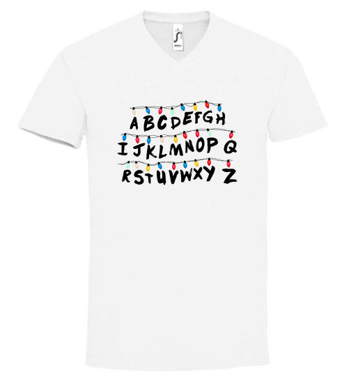 Unisex V nyakú póló