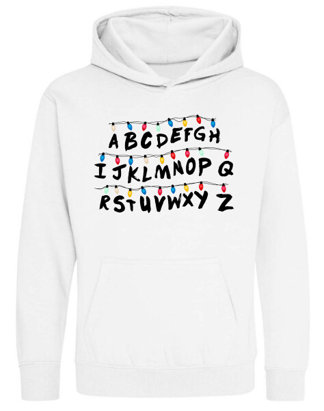 Kapucnis belebújós gyerek pulóver