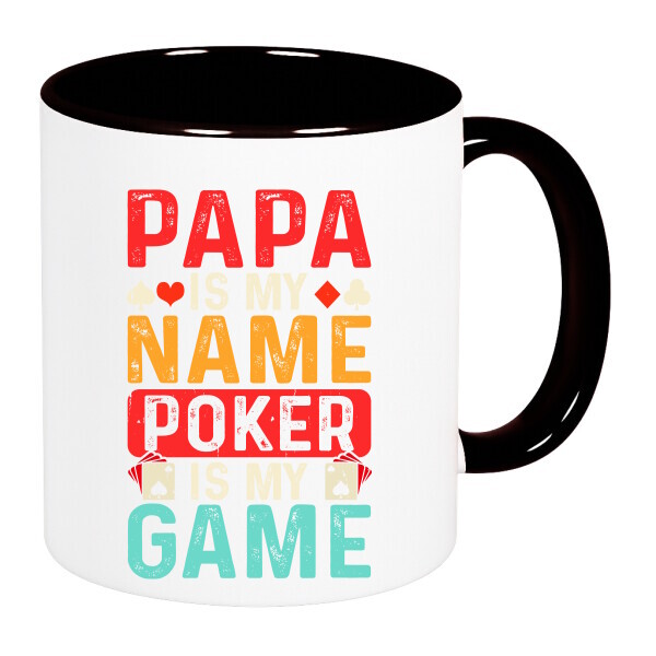 Színes fülű és belsejű bögre