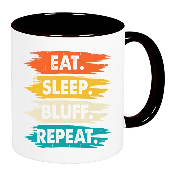 Színes fülű és belsejű bögre