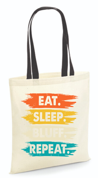 Vászontáska - színes fülű 