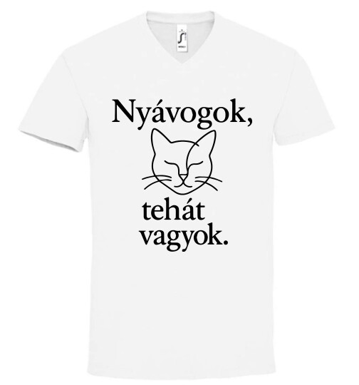 Unisex V nyakú póló