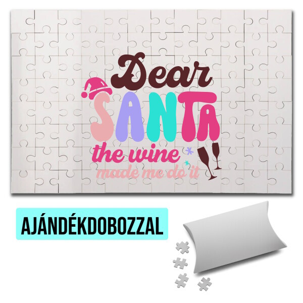 Puzzle - kirakó ajándékdobozzal