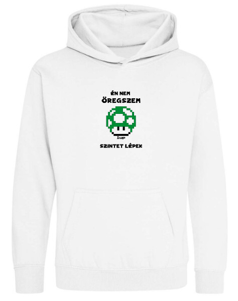 Kapucnis belebújós gyerek pulóver