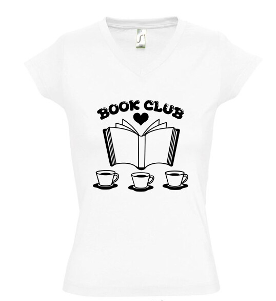 Női V nyakú póló