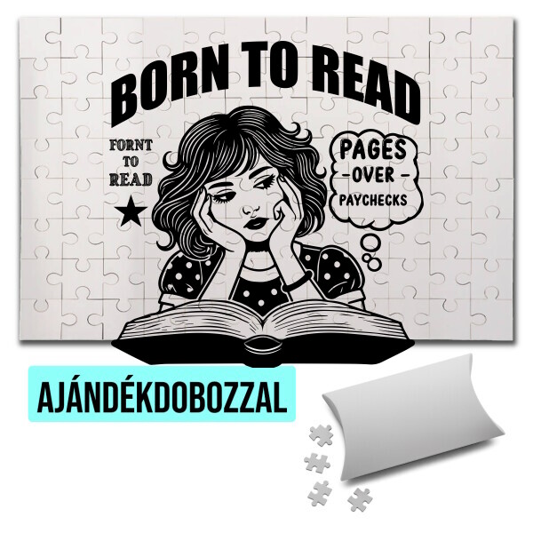 Puzzle - kirakó ajándékdobozzal