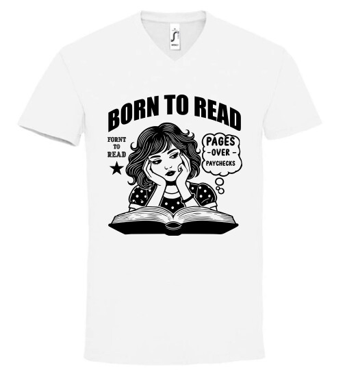 Unisex V nyakú póló