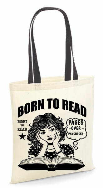 Vászontáska - színes fülű 