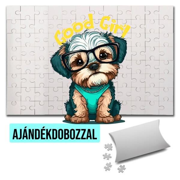 Puzzle - kirakó ajándékdobozzal