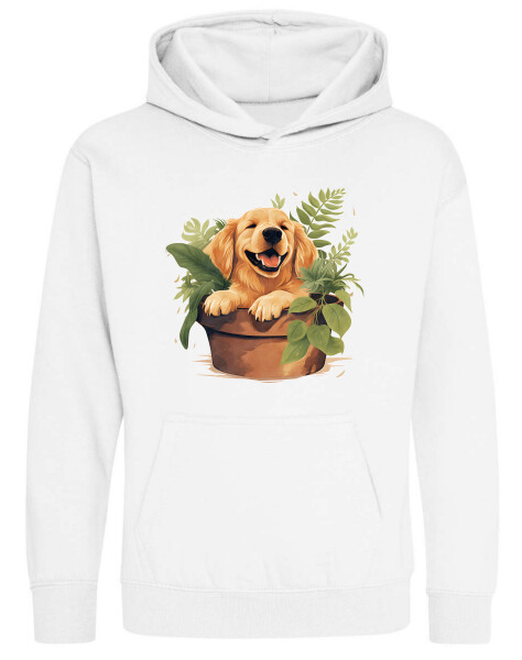 Kapucnis belebújós gyerek pulóver