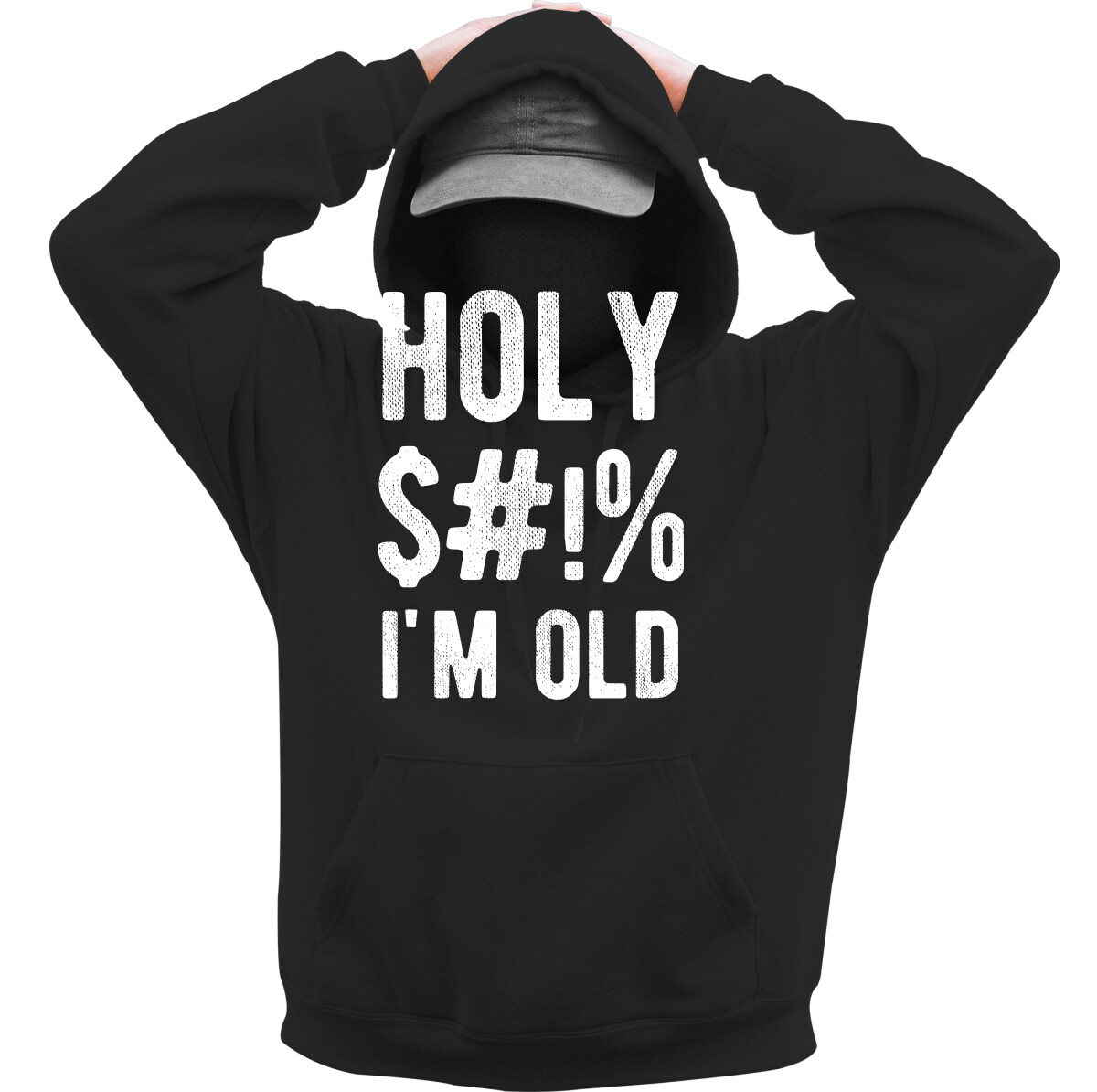 Kapucnis belebújós pulóver