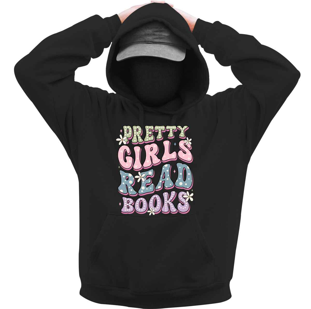 Kapucnis belebújós pulóver