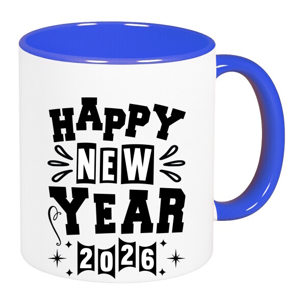 Színes fülű és belsejű bögre