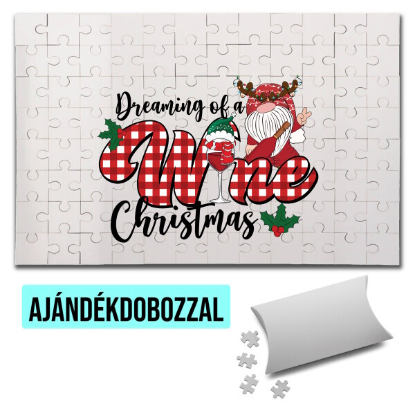 Puzzle - kirakó ajándékdobozzal