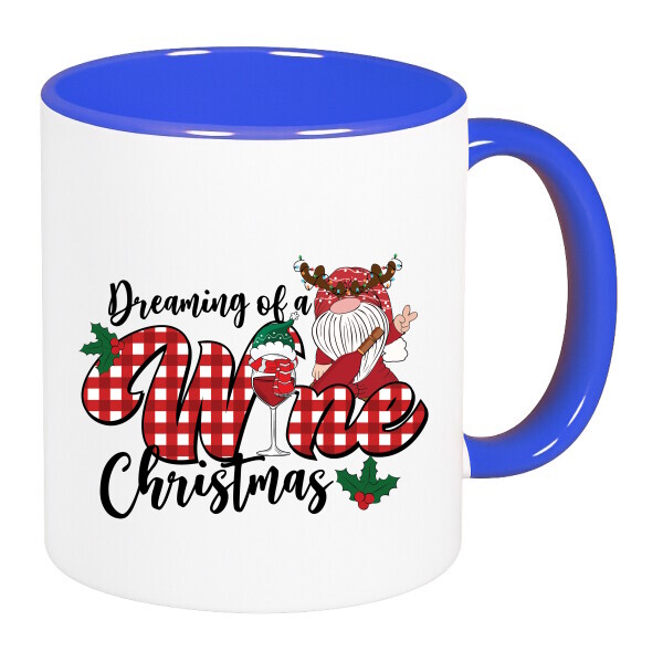 Színes fülű és belsejű bögre