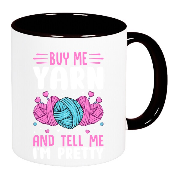 Színes fülű és belsejű bögre