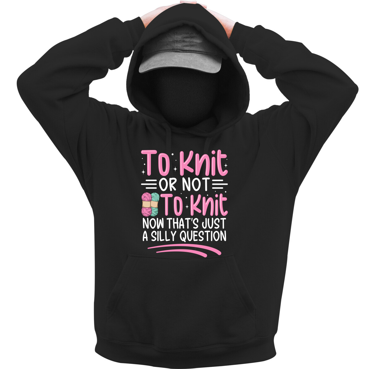 Kapucnis belebújós pulóver