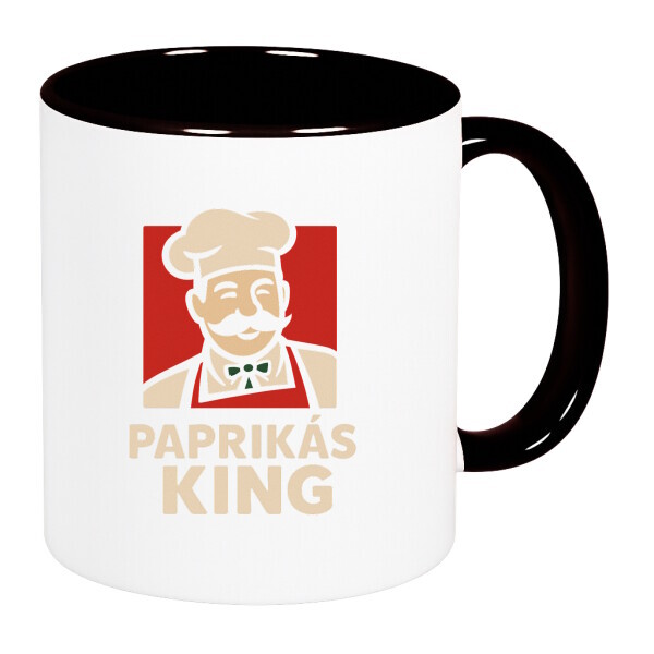 Színes fülű és belsejű bögre