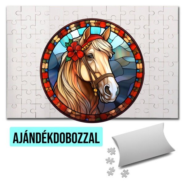 Puzzle - kirakó ajándékdobozzal
