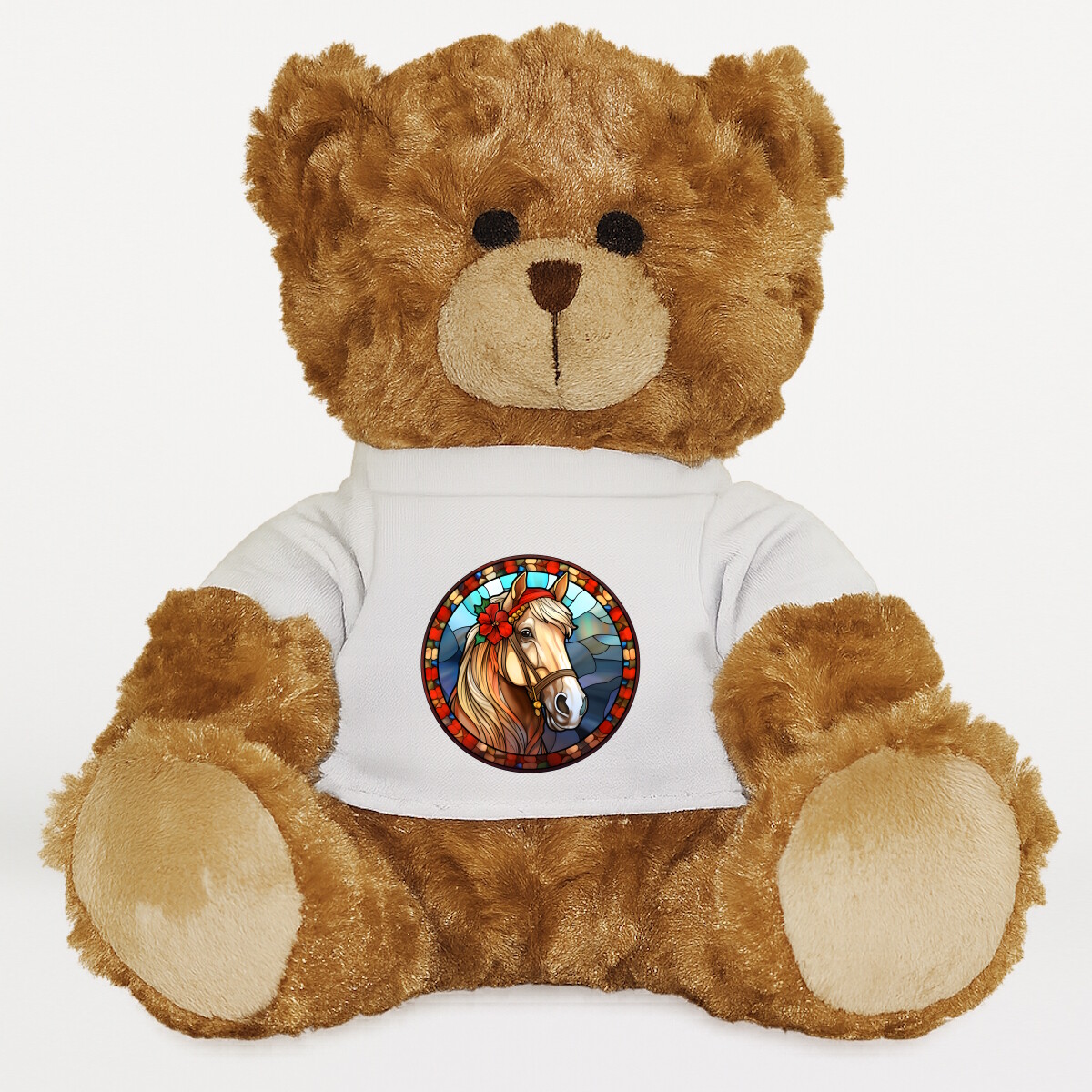 Plüssmaci egyedi pólóval