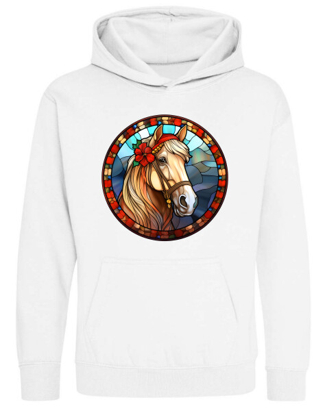 Kapucnis belebújós gyerek pulóver