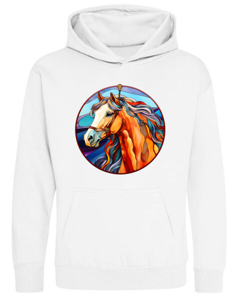 Kapucnis belebújós gyerek pulóver