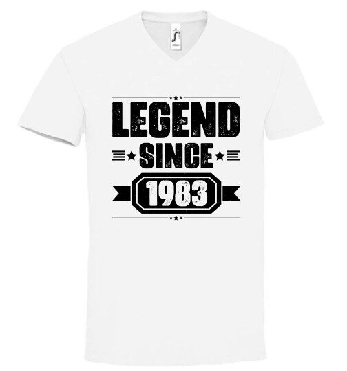 Unisex V nyakú póló