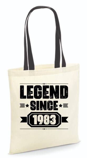 Vászontáska - színes fülű 