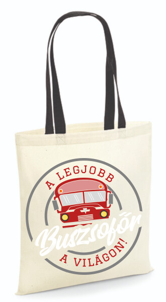 Vászontáska - színes fülű 