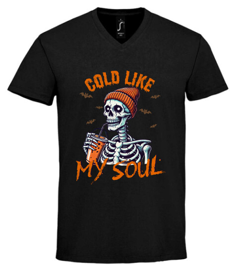 Unisex V nyakú póló